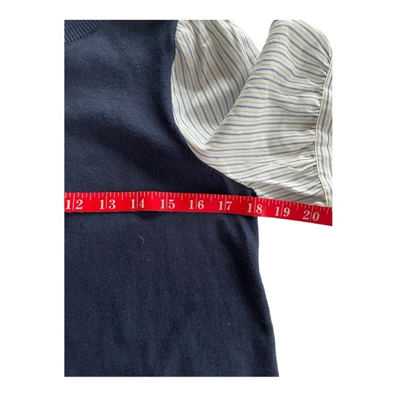 NWT LOFT sweater vest with faux blouse. Short sleeved - Picture 9 of 16